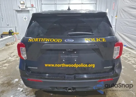 2022 Ford Explorer Police Interceptor из США, поврежденный, VIN 1FM5K8AB3NGA05265